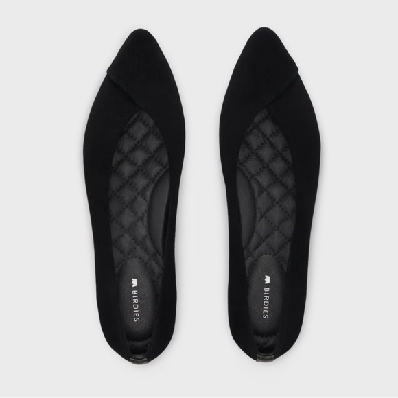 Birdie’s Black Suede Goldfinch Flat - Picture 2 of 13